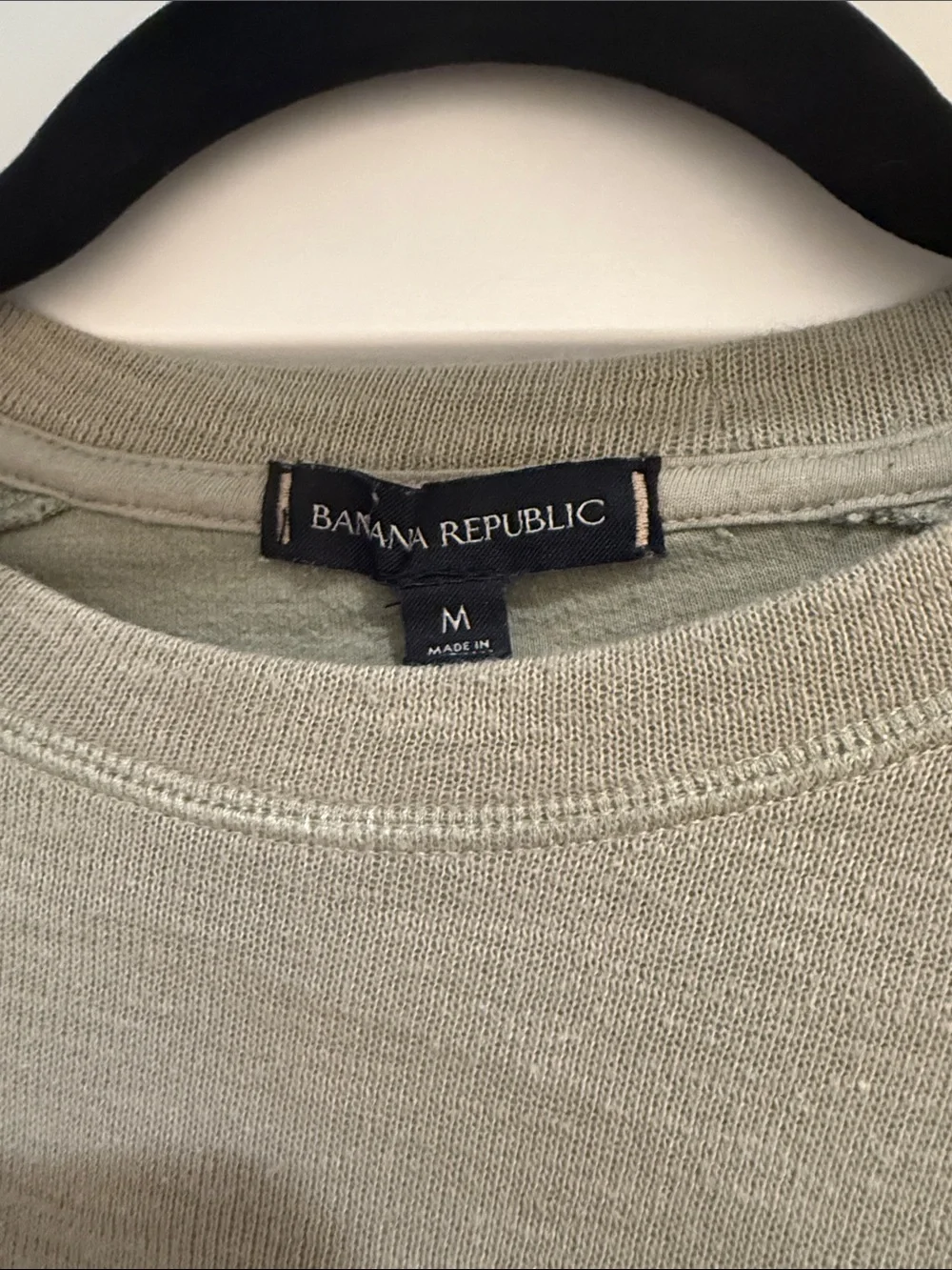 Banana Republic Men’s Light Sage Crewneck Sweater